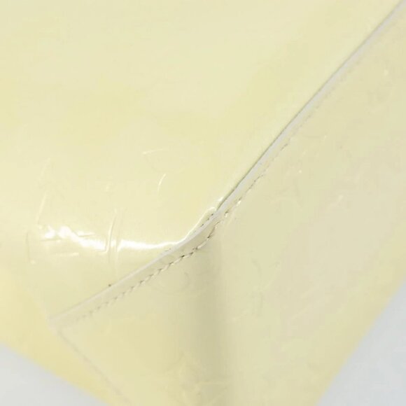 LOUIS VUITTON Monogram Vernis Reade PM Hand Bag Perle M91336 LV Auth 142816 - Picture 4 of 16